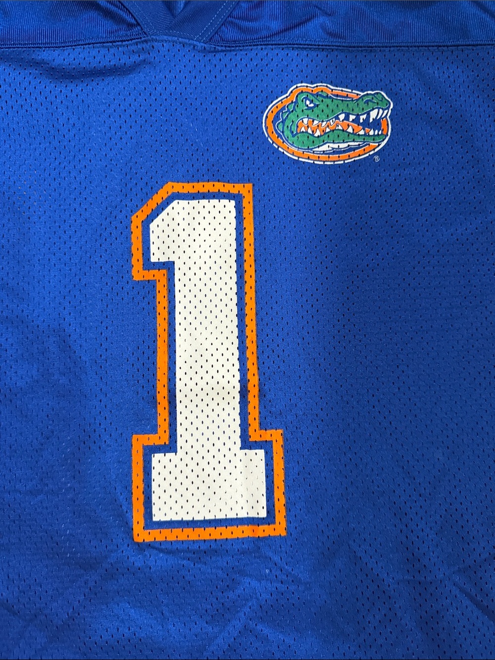 LOGO ATHLETIC YOUTH FLORIDA GATOR JERSEY BLUE, ORANGE, GREEN, WHITE SIZE LARGE - Picture 3 of 10